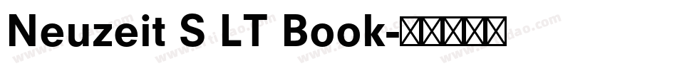 Neuzeit S LT Book字体转换